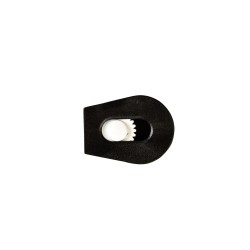 Зажим для шнура 4 мм KL цвет Чёрный + Белый (поштучно)  в Южно-Сахалинске