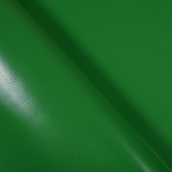 Тентовый материал ПВХ 450 гр/м2, Зелёный (Ширина 160см), на отрез  в Южно-Сахалинске, 450 г/м2, 799 руб