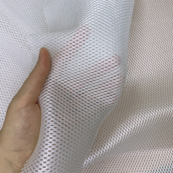Сетка 3D трехслойная Air mesh 160 гр/м2, цвет Белый (на отрез)  в Южно-Сахалинске