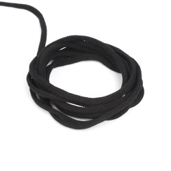 Шнур для одежды 4,5 мм, цвет Чёрный (на отрез)  в Южно-Сахалинске