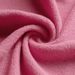 Флис Односторонний 130 гр/м2, цвет Розовый (на отрез)  в Южно-Сахалинске