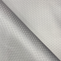 Ткань Оксфорд 300D PU Рип-Стоп СОТЫ, цвет Светло-Серый (на отрез)  в Южно-Сахалинске