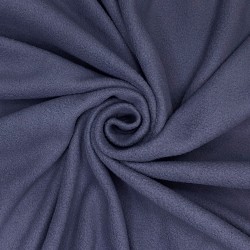 Ткань Флис Односторонний 130 гр/м2, цвет Темно-серый (на отрез)  в Южно-Сахалинске