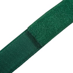 Контактная лента 40мм (38мм) цвет Зелёный (велькро-липучка, на отрез)  в Южно-Сахалинске