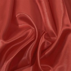 Ткань Атлас-сатин, цвет Красный (на отрез)  в Южно-Сахалинске