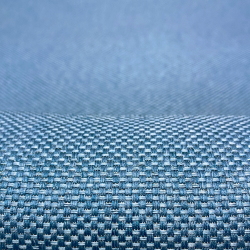 Ткань Блэкаут для штор светозатемняющая 85% &quot;Рогожка Синяя&quot; (на отрез)  в Южно-Сахалинске