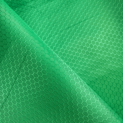 Ткань Оксфорд 300D PU Рип-Стоп СОТЫ, цвет Зелёный (на отрез)  в Южно-Сахалинске