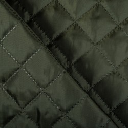 Стеганая подкладочная ткань с синтепоном (100гр/м2), цвет Хаки (на отрез)  в Южно-Сахалинске